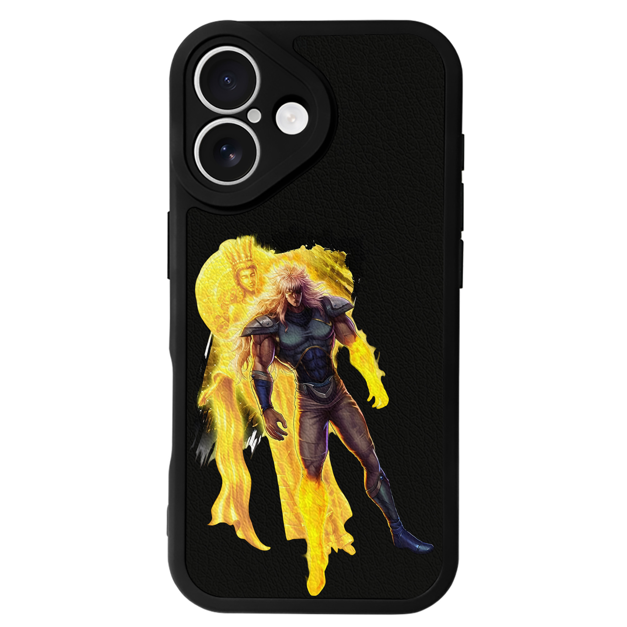 （画像用） 北斗の拳 Fist of the North Star 【iPhone 16シリーズ対応】シリコンスマホケース（レザー調） 材質：シリコン